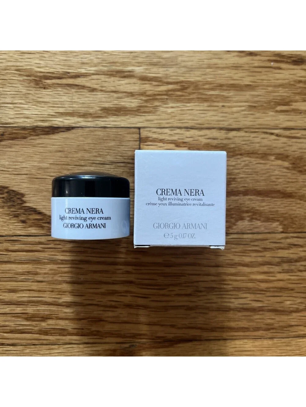 Giorgio Armani Crema Nera Extrema Light Reviving Eye Cream - 0.17oz - New in Box